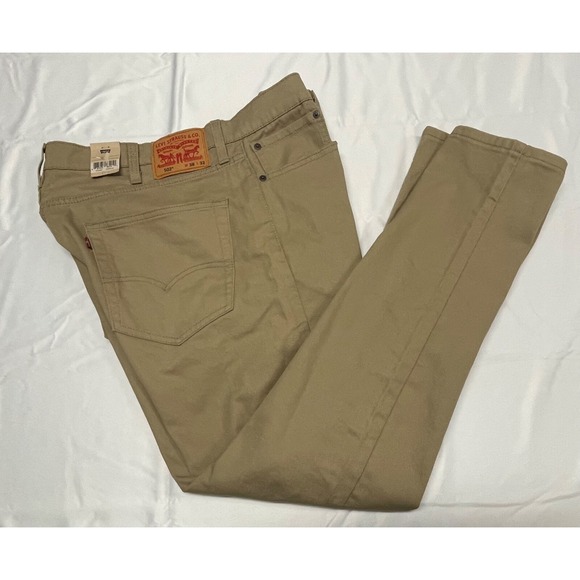 Levi's Other - LEVIS 502 JEANS MENS 38 X 32 TAN 502 TAPER STRETCH 99% COTTON